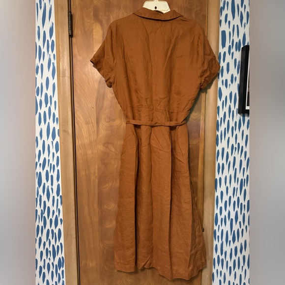 Quince Rust Midi Dress - Picture 2 of 3